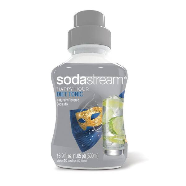 SodaStream 500ml Soda Mix - Diet Tonic (Case of 4)