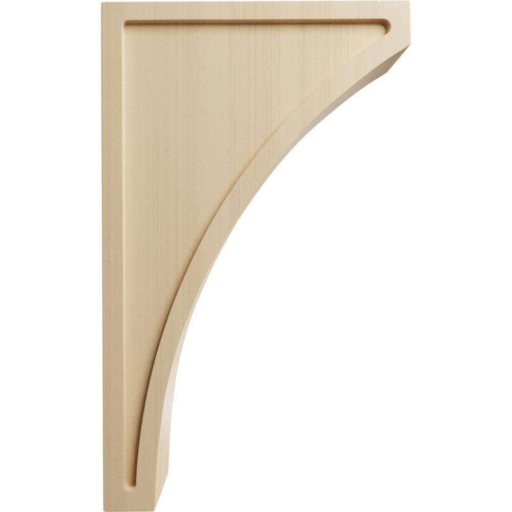 14" Natural Rubberwood Jumbo Lawson Corbel