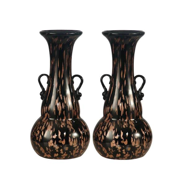 Buy Tapered Colored Glass Vase with Gold Rim – Staunton and Henry