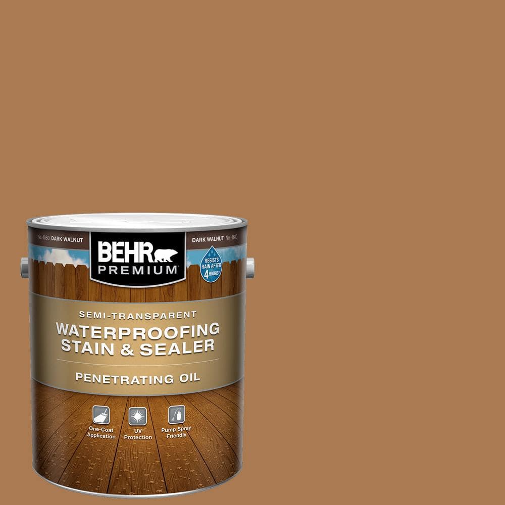 Reviews For Behr Premium 1 Gal. #rs-06 Dark Walnut Semi-transparent 