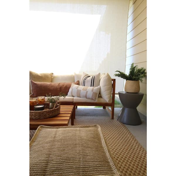 SAFAVIEH Outdoor Creme 4 ft. x 6 ft. Non-Slip Rug Pad PAD140-4 - The Home  Depot