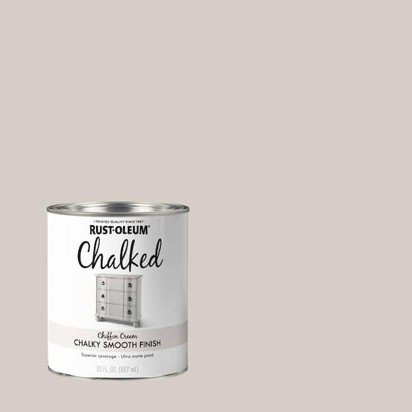 Rust-Oleum Chalked Ultra Matte Chiffon Cream 30 Oz. Chalk Paint - Power  Townsend Company