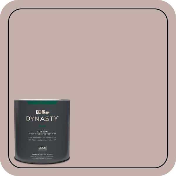 BEHR DYNASTY 1 qt. #N130-3 Moonlit Mauve Semi-Gloss Exterior Stain-Blocking Paint & Primer