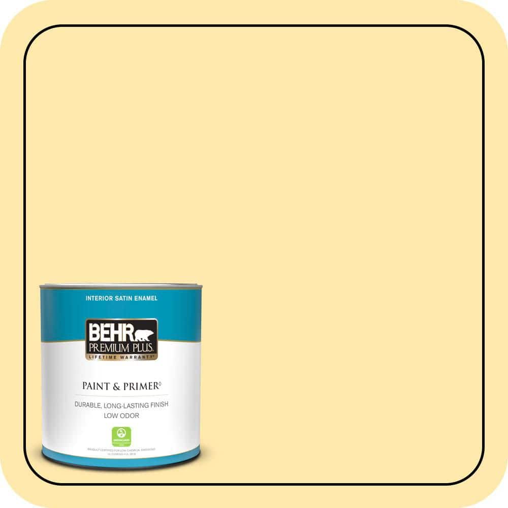 1 qt. #P290-2 Sweet as Honey Satin Enamel Low Odor Interior Paint & Primer price history on PriceWatchPro
