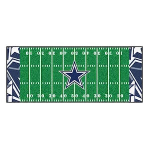 Dallas Cowboys Football Patterned XFIT Design 2.5 ft. x 6 ft. Field Runner Rug