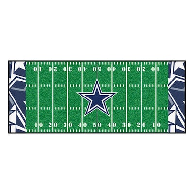 FANMATS NFL - Dallas Cowboys 30 in. x 72 in. Indoor Ticket Runner Rug 23118  - The Home Depot