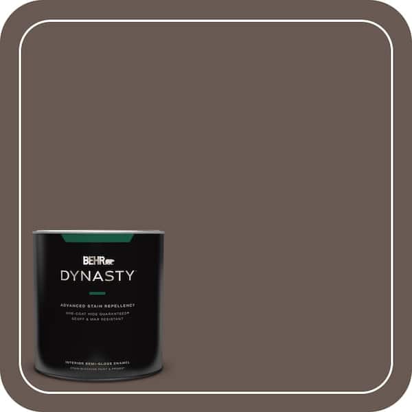 BEHR DYNASTY 1 qt. #MQ2-44 Museum One-Coat Hide Semi-Gloss Enamel Interior Stain-Blocking Paint and Primer