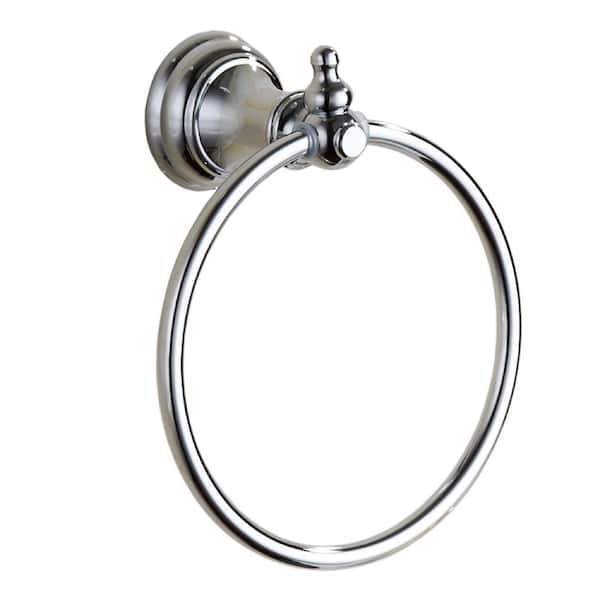 Nameeks Classic Hotel Wall Mounted Towel Ring in Chrome