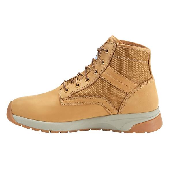 Carhartt Men's Force 5 in. Work Boots - Nano Composite Toe - Wheat - Size 9.5(M)