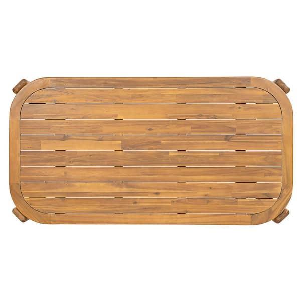 CHRISTOPHER KNIGHT HOME Kaja Outdoor Acacia Wood Dining Table