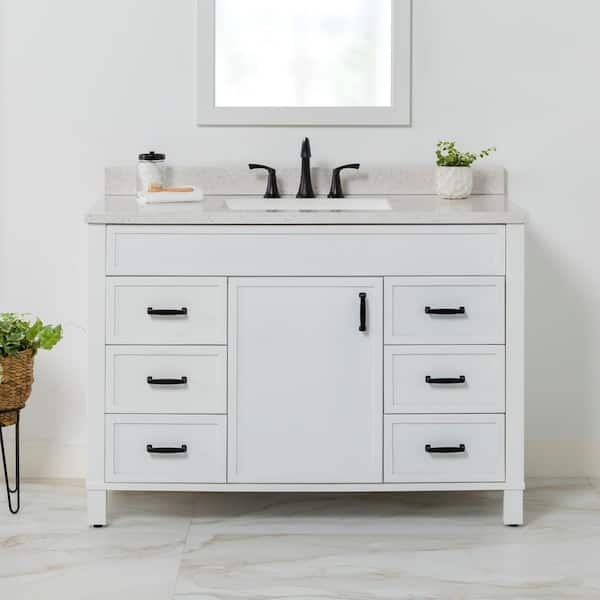 Winsome 48 in. Bath Vanity Cabinet without Top in White