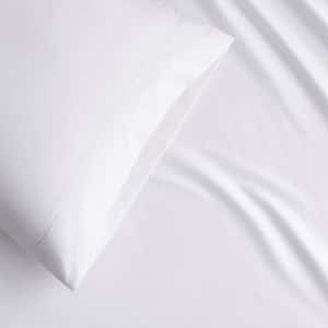 Company Cotton Wrinkle-Free Laurel Green 300-Thread Count Sateen Full Fitted Sheet