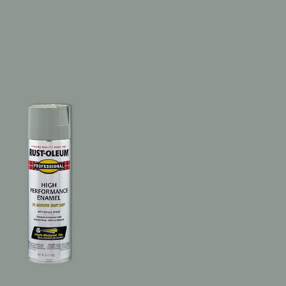 Rust-Oleum Professional 15 oz. High Performance Enamel Gloss Stainless ...