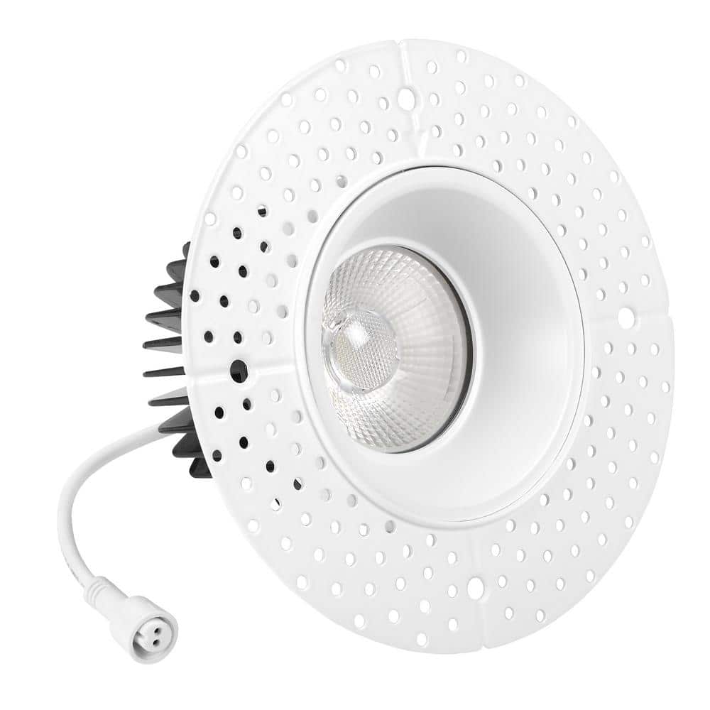 Trimless Ultra-Thin Round Aluminum LED Downlight