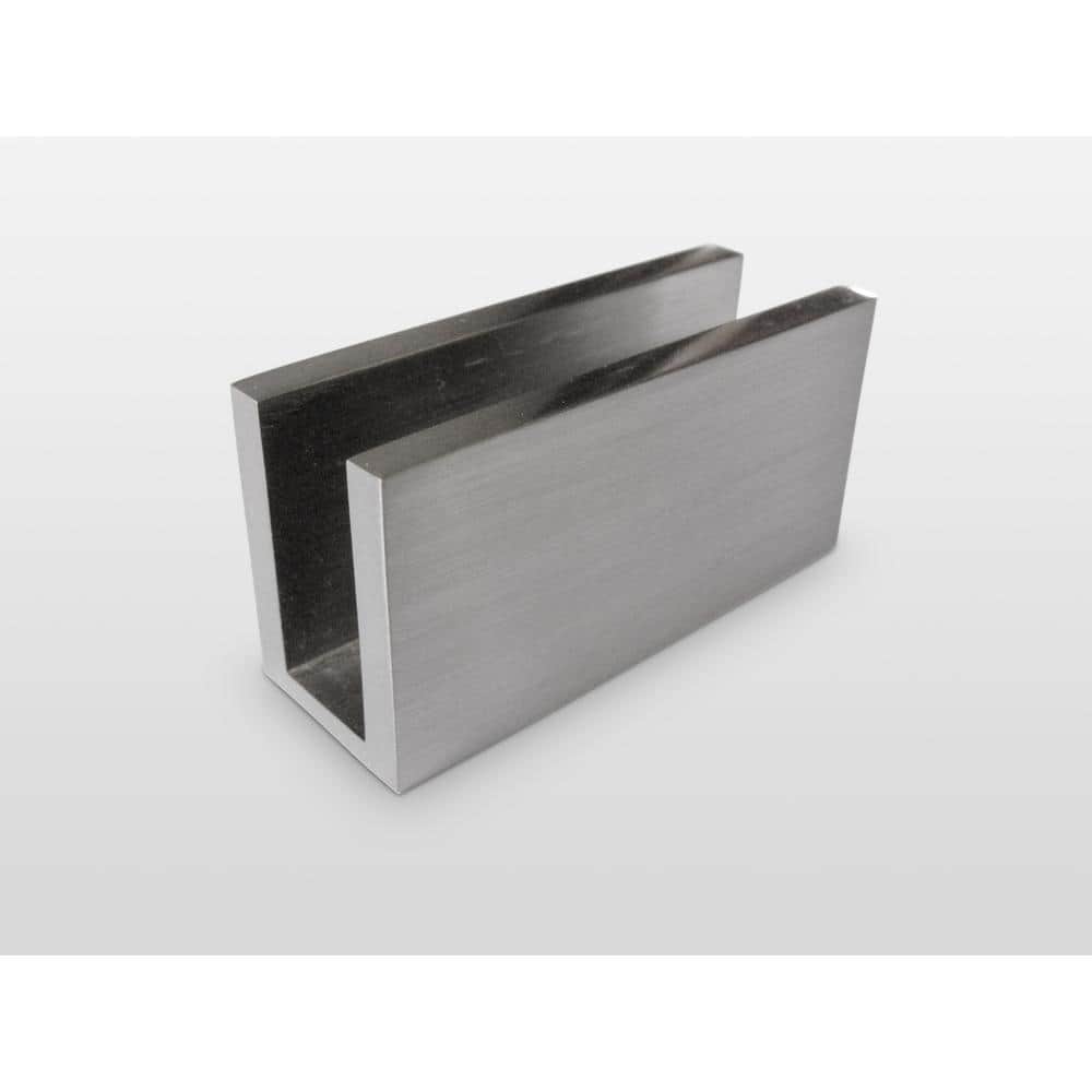 78" Frameless Brushed Nickel Glass Shower Door with Towel Bar