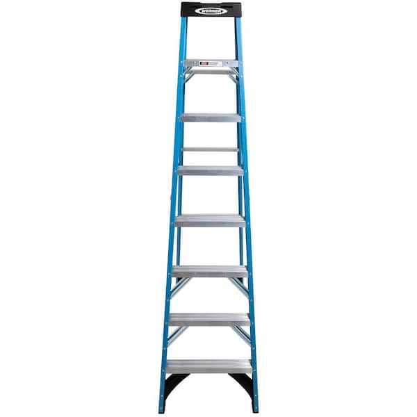 H X 20 In W Aluminum Step Ladder Type I 250 Lb Werner 5 Ft Capacity for sale online 