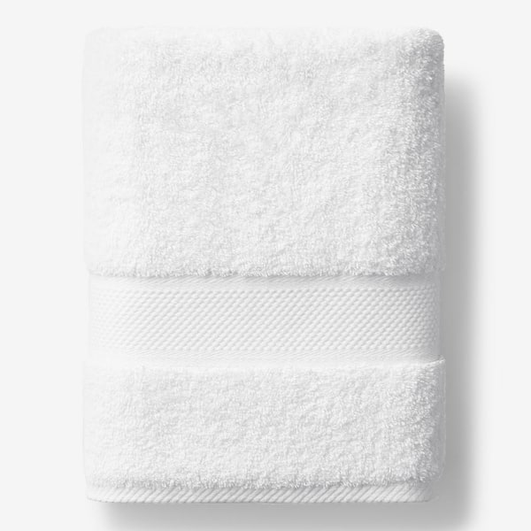 Legends Sterling White Solid Supima Cotton Bath Sheet