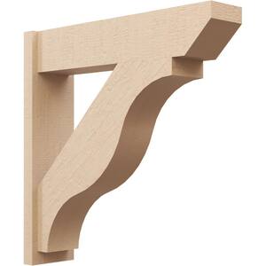 8 in. x 34 in. x 34 in. Funston Slat Rough Cedar Woodgrain Timberthane Polyurethane Outlooker, Primed Tan