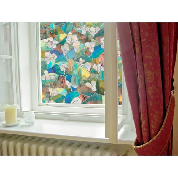 Artscape 24 in. x 36 in. Mountain Blossom Decorative Window Film