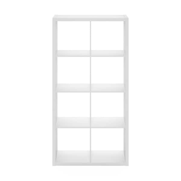 Furinno Kubieke Open Rug Opbergkast - 4-Kubus - Wit - Multifunctioneel