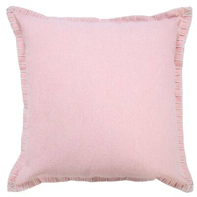 light pink throw pillow