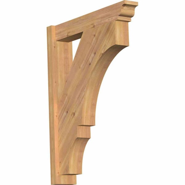 Ekena Millwork 6 in. x 36 in. x 28 in. Western Red Cedar Balboa Traditional Smooth Outlooker