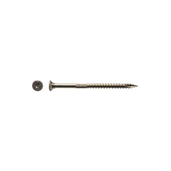 BIG TIMBER #9 x 2-3/4 in. Gold Star Drive Flat Head Wood Screw (86-Pack)