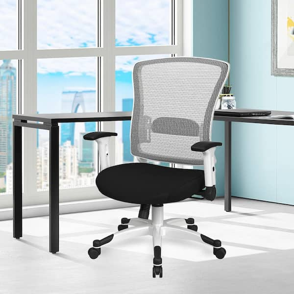 Leather Office Chair - Black - Space Seating by Office Star Products