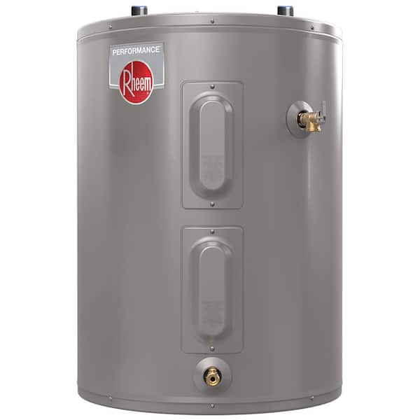 Rheem Performance 28 Gal 4500 Watt Elements Short Electric Water Heater With 6 Year Tank