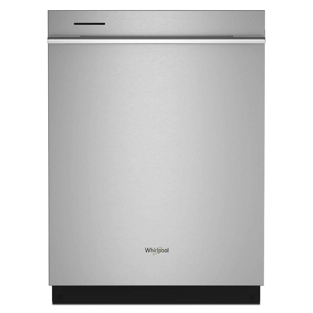 Whirlpool 24 in. Built-In Tall Tub Dishwasher in Fingerprint Resistant Stainless Steel with 3rd Rack