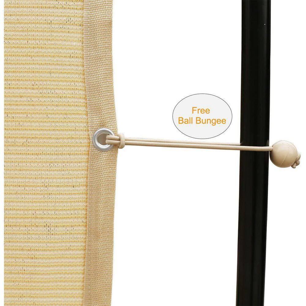 Outdoor Pergola Shade Cover Canopy for Patio Privacy Shade Screen Panel with Grommets on 2-Side 12 in. x 20 in. Beige price history on PriceWatchPro