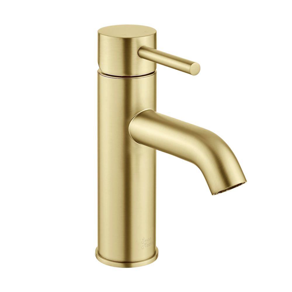 Swiss Madison Ivy Single-Handle Single-Hole Bathroom Faucet in Brushed ...