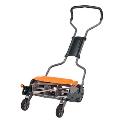 StaySharp 18 in. Cut Manual Push Non Electric Walk Behind Reel Mower