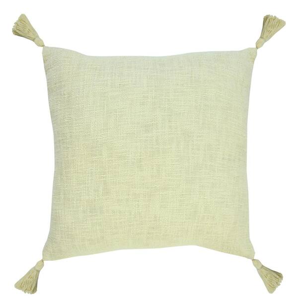 light yellow decorative pillows
