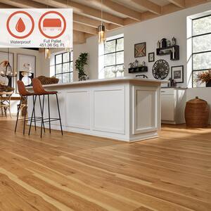 Outlast+ Arden Blonde Hickory 12 mm T x 6.1 in. W Waterproof Laminate Wood Flooring (451.4 sqft/pallet)