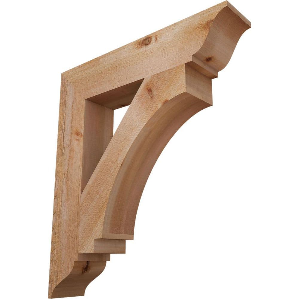 6 in. x 34 in. x 30 in. Western Red Cedar Imperial Traditional Rough Sawn Bracket price history on PriceWatchPro