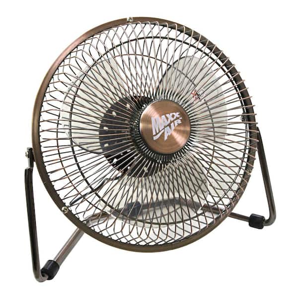 Maxx Air 8 in. USB Desk Fan in Bronze