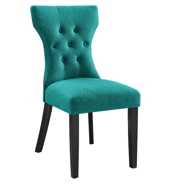MODWAY Silhouette Teal Dining Side Chair