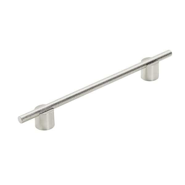 Amerock Transcendent 7-9/16 in. (192mm) Modern Polished Nickel Bar Cabinet Pull
