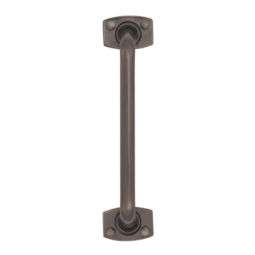 Graphite Steel Industrial Cabinet Bar Pull with Mounting Hardware
