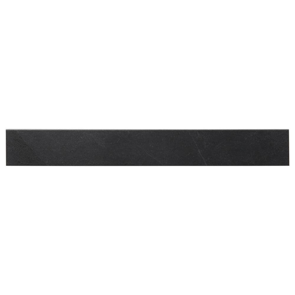 Ivy Hill Tile Copley Nero 3 in. x 24 in. Matte Porcelain Floor and