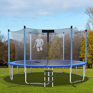 15 ft. Trampoline Combo Bounding Bed Trampoline with Ladder Enclosure Net