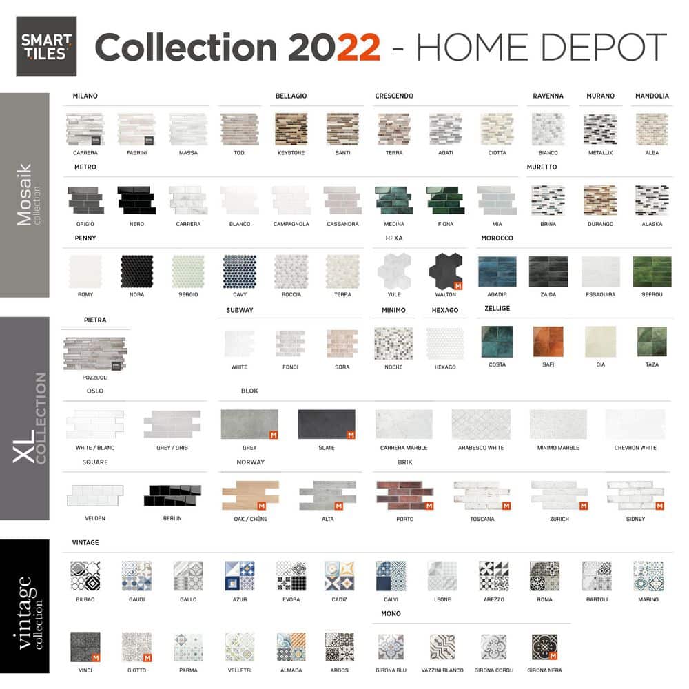 XL Silver Metallic Peel and Stick Wall Panel