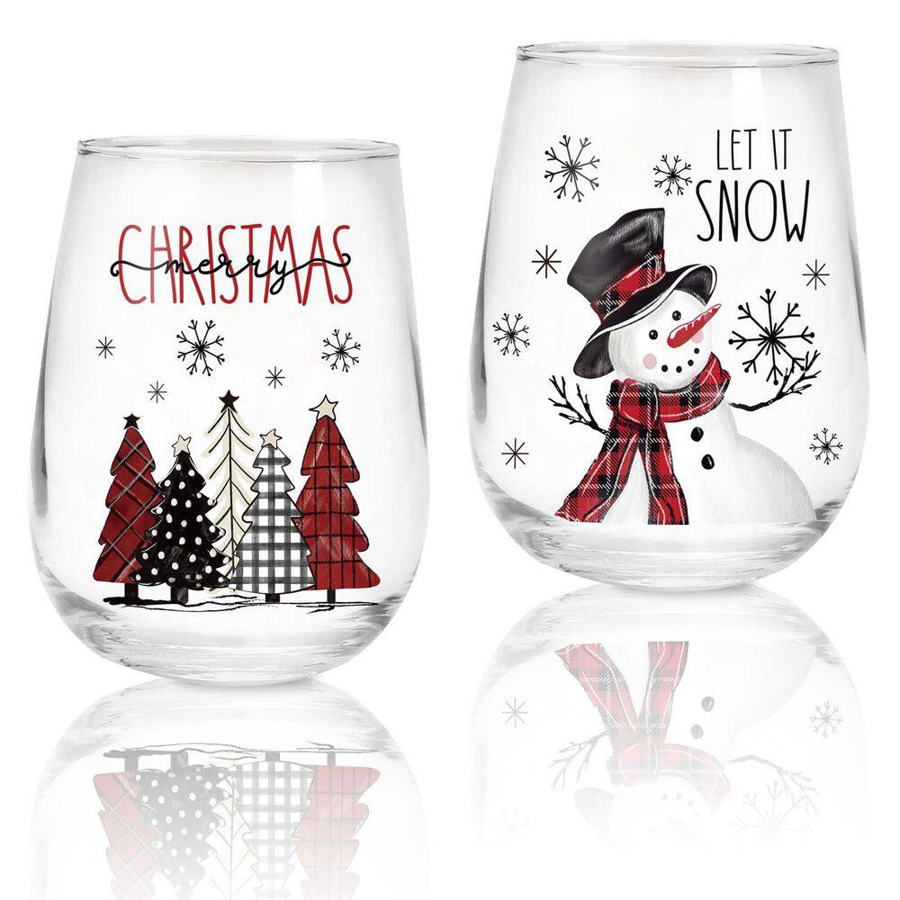 Snowman Drinking Glasses