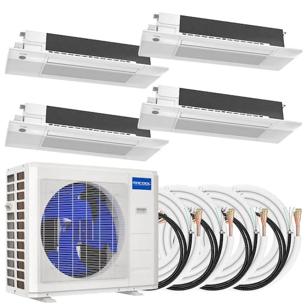 MRCOOL DIY 36,000 BTU 3 Ton 4-Zone Ductless Mini Split AC with Heat Pump -  230V 1-16' 1-35' 2-75' Install Kit DIYM436HPC00C63 - The Home Depot