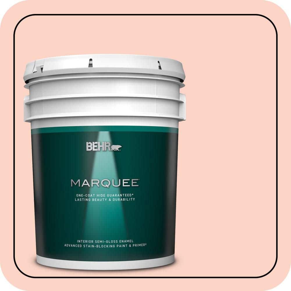 5 gal. #200A-2 Coral Cream Semi-Gloss Enamel Interior Paint & Primer product image for price tracking