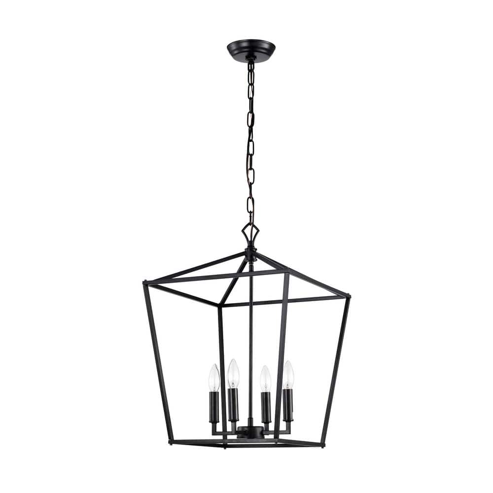 Renzo 63.5'' Matte Black Modern Farmhouse LED Pendant Light