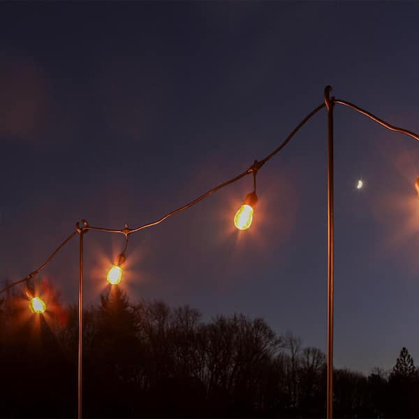 Achla O-Hook Railing Pole for String Lights