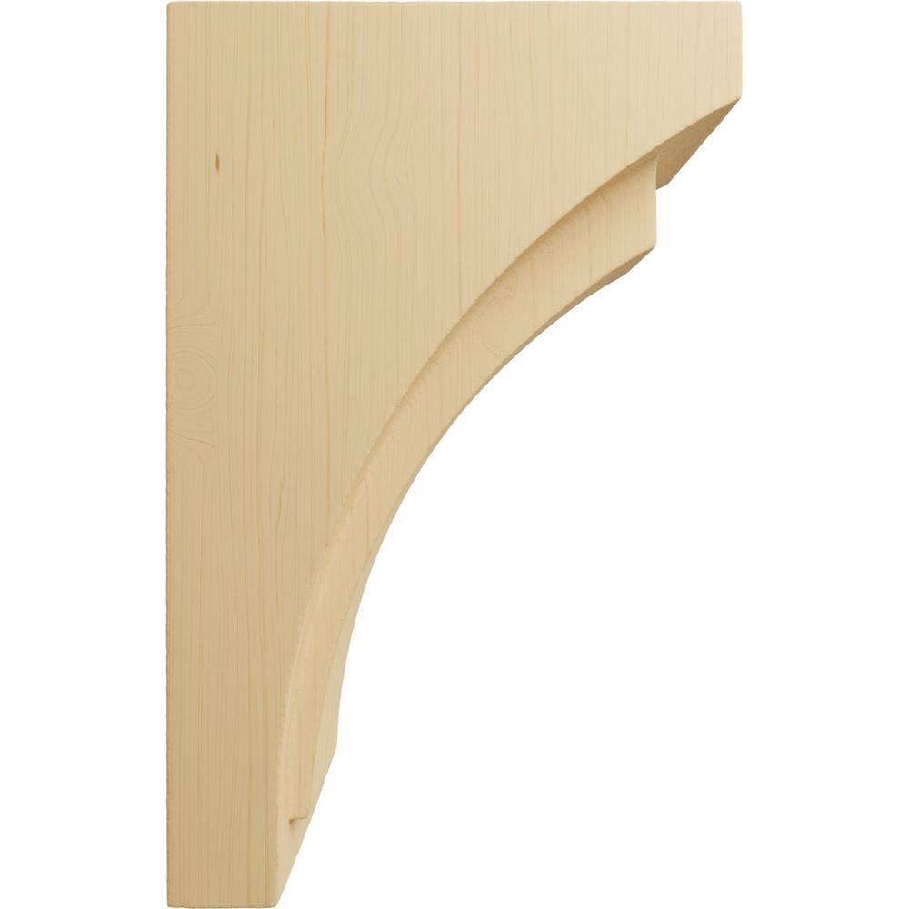 Alder Wood Mini Corbel, 6" Height, Unfinished