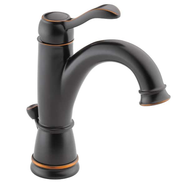 Delta Porter Single Hole Single-Handle Bathroom Faucet in Oil Rubbed Bronze
